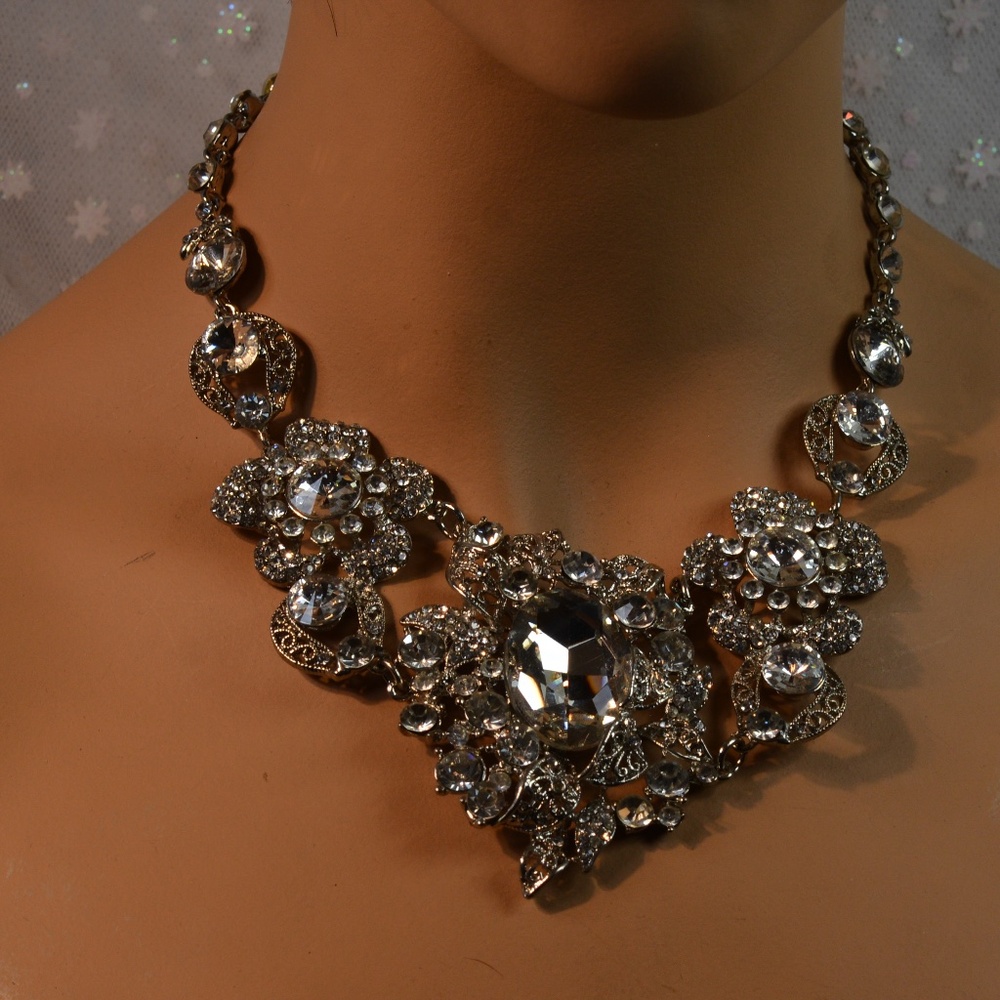 Big Statement Bling Necklace
